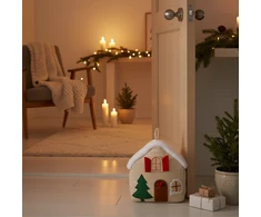 Home Styling Collection Durų kamštis, Kalėdų Senelio namas