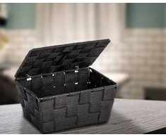 Storage basket ADRIA Juodas, WENKO