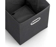 Storage basket, organiser, juodas, 28 x 28 x 28 cm, ZELLER