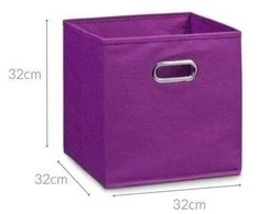 Zeller Krepšelis daiktams, organizatorius, violetinis, 32 x 32 x 32 cm, ZELLER