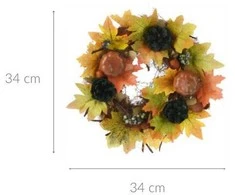 Home Styling Collection Rudens vainiko puošmena, Ø 34 cm