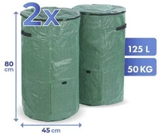 Maximex Sulankstomi sodo komposteriai, 2 x 125 l