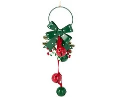 Home Styling Collection Kalėdinė dekoracija su metaliniais varpeliais, 29 cm