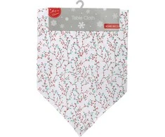 Home Styling Collection Kalėdų stalo bėgis, šakelės, 150 cm