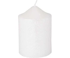 Home Styling Collection Dekoratyvinė žvakė su metaliniu raštu, 7 x 10 cm