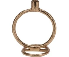 Home Styling Collection Žvakidė 19 cm Aliuminis Auksinis