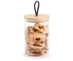 Zeller Sandėliavimo indas su bambukiniu dangteliu, 1300 ml, 11,2x16,3 cm