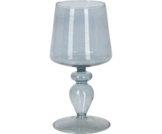 Home Styling Collection Stiklinė žvakidė ant kojos, 21 cm