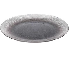 Home Styling Collection LAKRIS plokščio stiklo plokštė, Ø 32 cm
