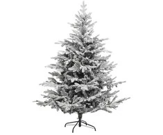 Fééric Lights and Christmas Dirbtinė eglutė ant metalinio stovo, apsnigta, 150 cm