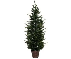 Fééric Lights and Christmas Dirbtinė eglutė cementiniame vazonėlyje, 150 cm
