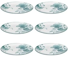 Secret De Gourmet PIECES LILY porcelianinės vakarienės lėkštės, 6 vnt. x 27 cm