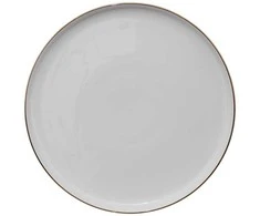 Secret De Gourmet PIECES Porcelianinės vakarienės lėkštės SUBLIMA, auksiniais kraštais, 6 vnt. x Ø 27 cm