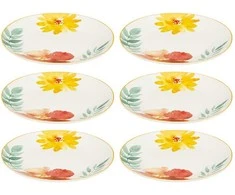 Secret De Gourmet PIECES MARGAUX desertinės lėkštės, porcelianinės, 6 vnt. x 19 cm