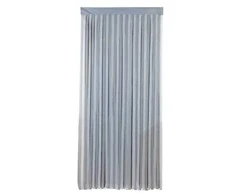 Maximex Tape door curtain, 90 x 200 cm, pilkas