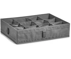 Zeller Tekstilinė spintos tvarkyklė su skyreliais, 44 x 34 x 11 cm