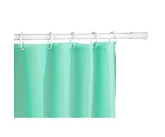 Teleskopinis užuolaidų strypas, baltas 22 mm, 70-120 cm, WENKO