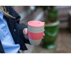 Koziol Terminis puodelis AROMA TO GO 2.0 ekologiškas žalias