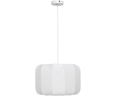 Atmosphera Lamp TOBIE lubinis šviestuvas su medvilniniu gaubtu, Ø 35 cm