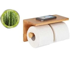 Laikiklis tualetiniam popieriui BAMBUSA, bambukas, WENKO