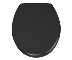 Toilet seat PRIMA - MDF, juodas, WENKO