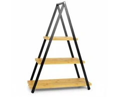 Mondex Bambukinė serviravimo lėkštė 3 aukštų 38x16,5x53 cm