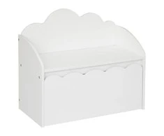 Atmosphera Bench Žaislų dėžė su 2in1 sėdyne, vaikišku suoliuku, 60 x 53,4 x 30 cm