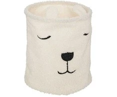 Atmosphera Bear Žaislų krepšelis, garbanotas, meškos burna, Ø 35 cm