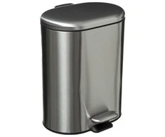5five Simply Smart Šiukšlių dėžė su SILIFLEX pedalu, 6 l, inox