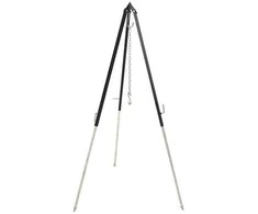 KOOPMAN Feuerkessel-Halter Halterung für Feuerschale oder Grillrost Grillgestell Dreibein verstellbar 150 cm