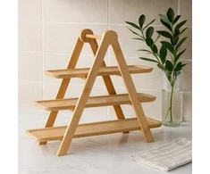 Mondex Bamboo 3-lygių padėklas 43x13,5x39 cm
