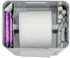 IMON tualetinio popieriaus ir šepetėlio stovas, 6in1, WENKO