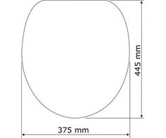 Tualeto sėdynė OTTANA BEIGE - Duroplast, laisvai krintanti, WENKO