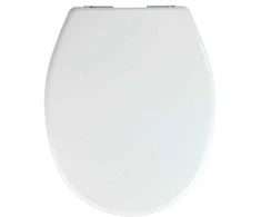 Tucson Baltas tualeto sėdynė, Duroplast, 44,5 x 35 cm, Allstar
