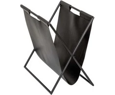 Atmosphera TWISTED LIME žurnalų lentyna 37 x 22 x 35 cm, pagaminta iš ekologiškos odos