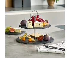 Two-tier serving platter ZELLER, Ø 30 x 23 cm