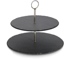 Two-tier serving platter ZELLER, Ø 30 x 23 cm
