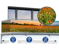 Maximex UV-resistant balcony cover, 500 x 85 cm