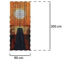Maximex Užuolaidos bambusowa 90x200 cm