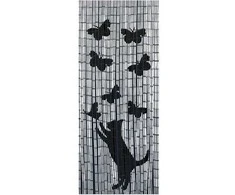Maximex Užuolaidos bambusowa Kot i motyle, 90x200 cm