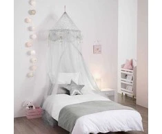 Atmosphera Vaikiškas baldakimas lovatiesis Užuolaida Mosquito 250 x 60 cm Spalva Pilka