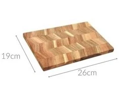 Excellent Houseware Virtuvinė akacijų pjaustymo lenta serviravimui, 30x20 cm