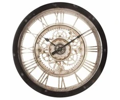 Style Sieninio laikrodžio mechanizmas, industrinio stiliaus, „Atmosphera Interior“ dizaineris, Ø61,5 cm