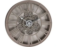 Home Styling Collection Nežinomas Sieninis laikrodis SUKAMASIS MECHANIZM 38CM CAPPUCCINO 425841