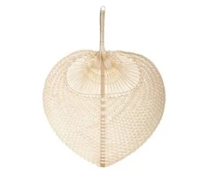 Dekoracja Domu Bamboo Sienų apdaila FOLK, bambuko ventiliatorius