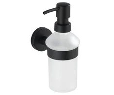 Wenko Muilo dozatorius Bosio muilo dozatorius 200 ml nerūdijantis plienas matinis juoda-balta