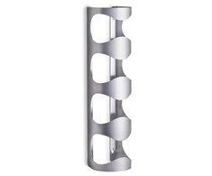 Steel Sieninė vyno lentyna, 4 buteliai, nerūdijantis plienas, ZELLER