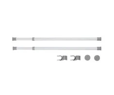 Spintos lentyna, drabužių kabykla HERKULES 2 vnt, 75-120cm, WENKO