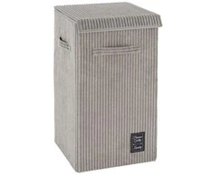 Washing basket CORA, 63 L, pilkas, WENKO