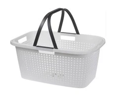 Storage Solutions Skalbimo krepšelis su rankenomis, plastikinis, 60 x 40 x 26 cm